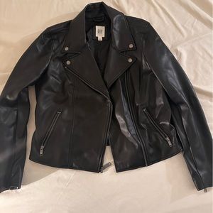 GAP faux leather jacket M
